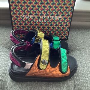 Kurt Geiger London Kids' Mini Orson Sandal (Toddler), size 8 M